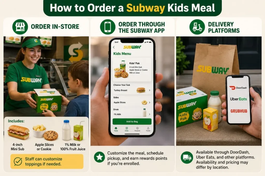 How to Order a Subway Kids Meal
