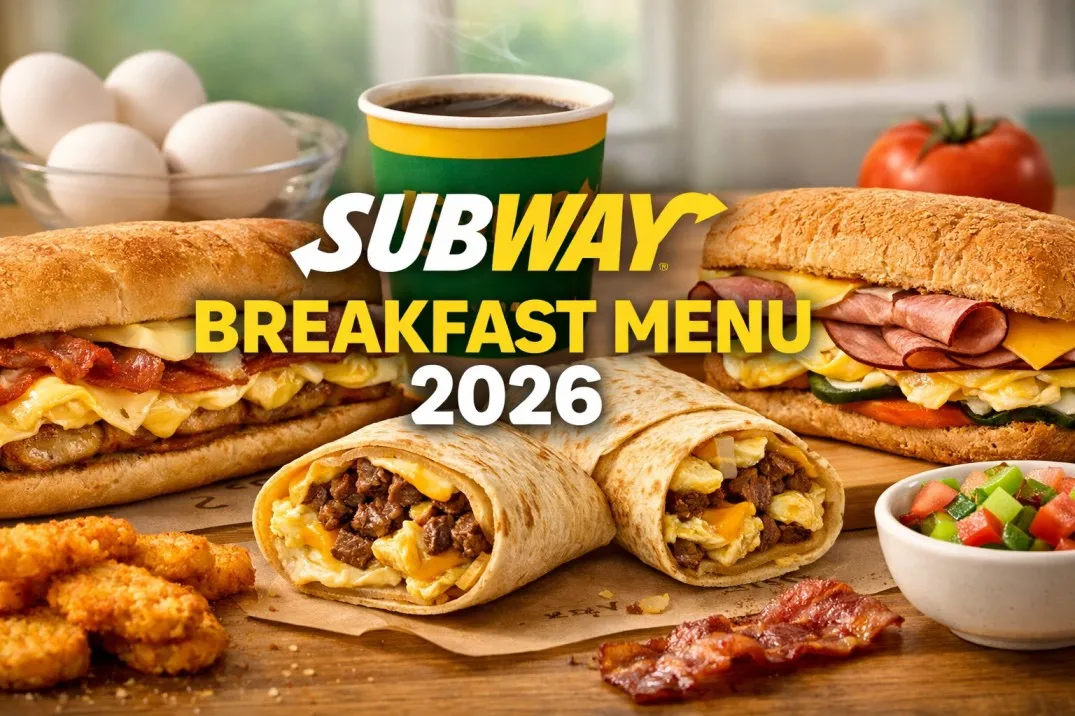 Subway Breakfast Menu