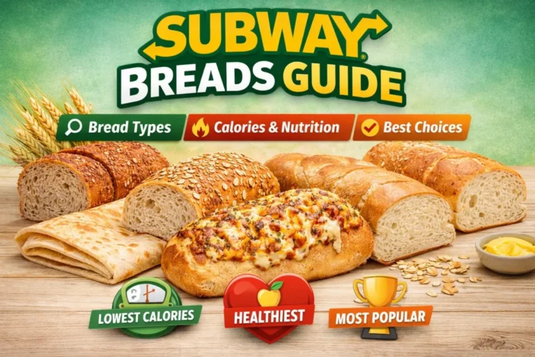 Subway bread options